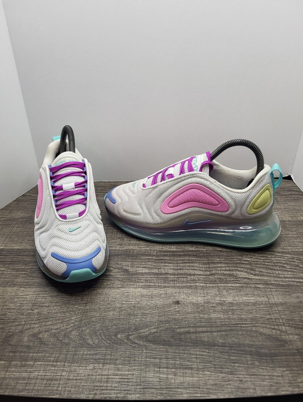 Nike Womens Air Max 720 Aqua Powder Pastel Pink Shoes AR9293-102 Size 7